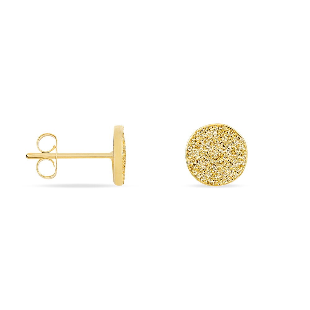 Boucles D'oreilles Puces Eryne Or Jaune - Puces Femme | Marc Orian