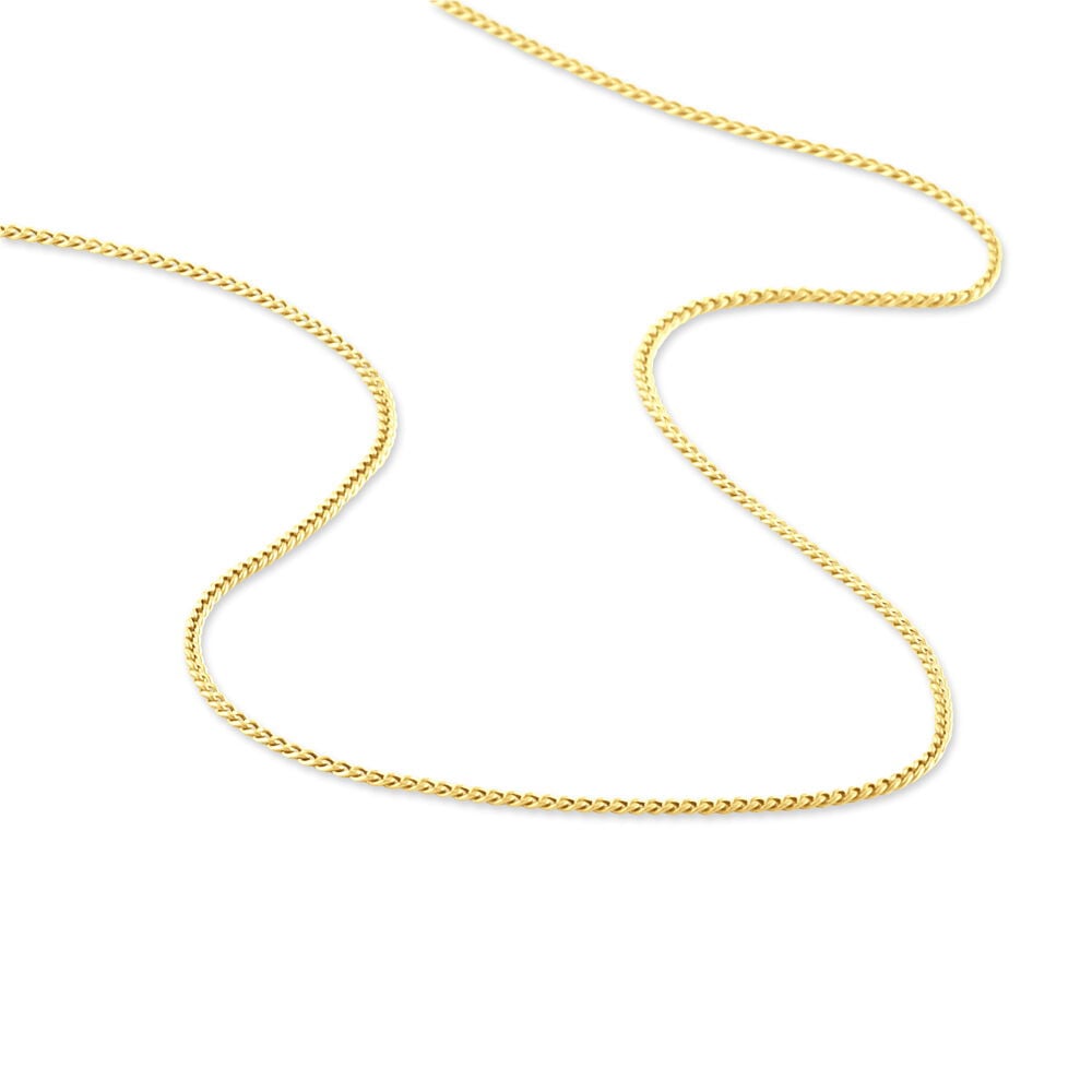 Cha&icirc;ne Iris Maille Gourmette Or Jaune - Chaines Femme | Marc Orian