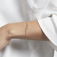 Bracelet Luz Plaqué Or Jaune Oxyde De Zirconium - Bracelets chaînes Femme | Marc Orian