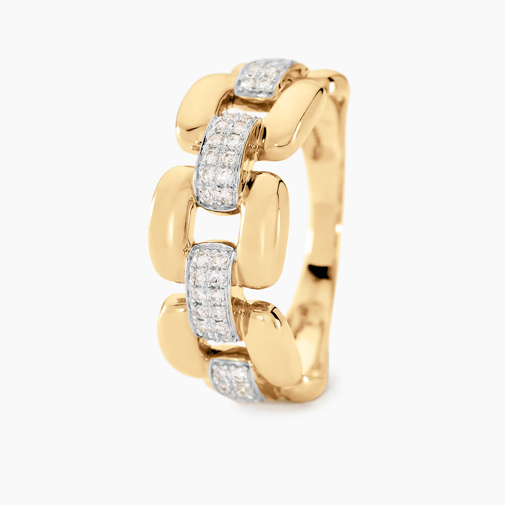 Bague Pleasance Or Jaune Diamant - Bagues pierres précieuses Femme | Marc Orian