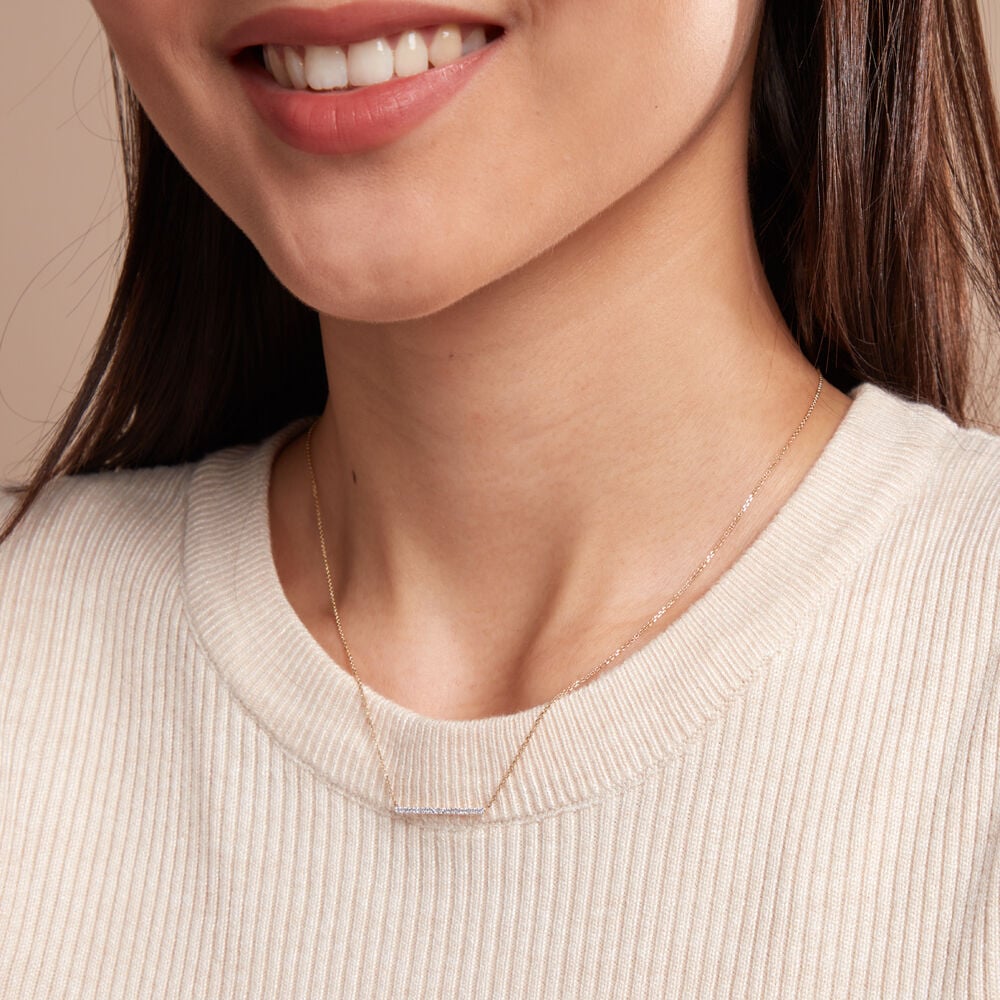 Collier Alayna Or Jaune Diamant - Colliers avec pierres Femme | Marc Orian
