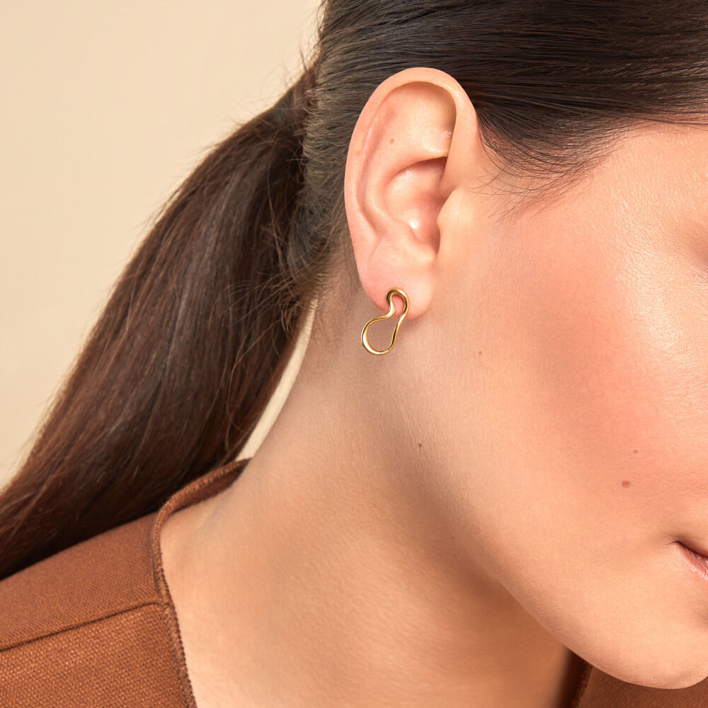 Boucles D'oreilles Puces Seyda Plaqué Or Jaune - Nouveautés Femme | Marc Orian