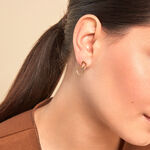 Boucles D'oreilles Puces Seyda Plaqu&eacute; Or Jaune - Puces Femme | Marc Orian