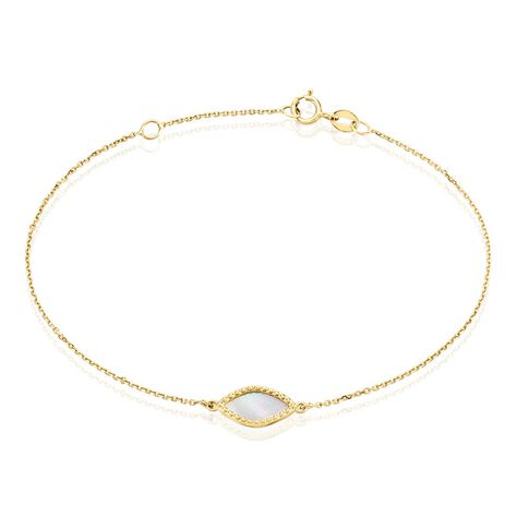 Bracelet Silma Or Jaune Nacre - Bracelets chaînes Femme | Marc Orian