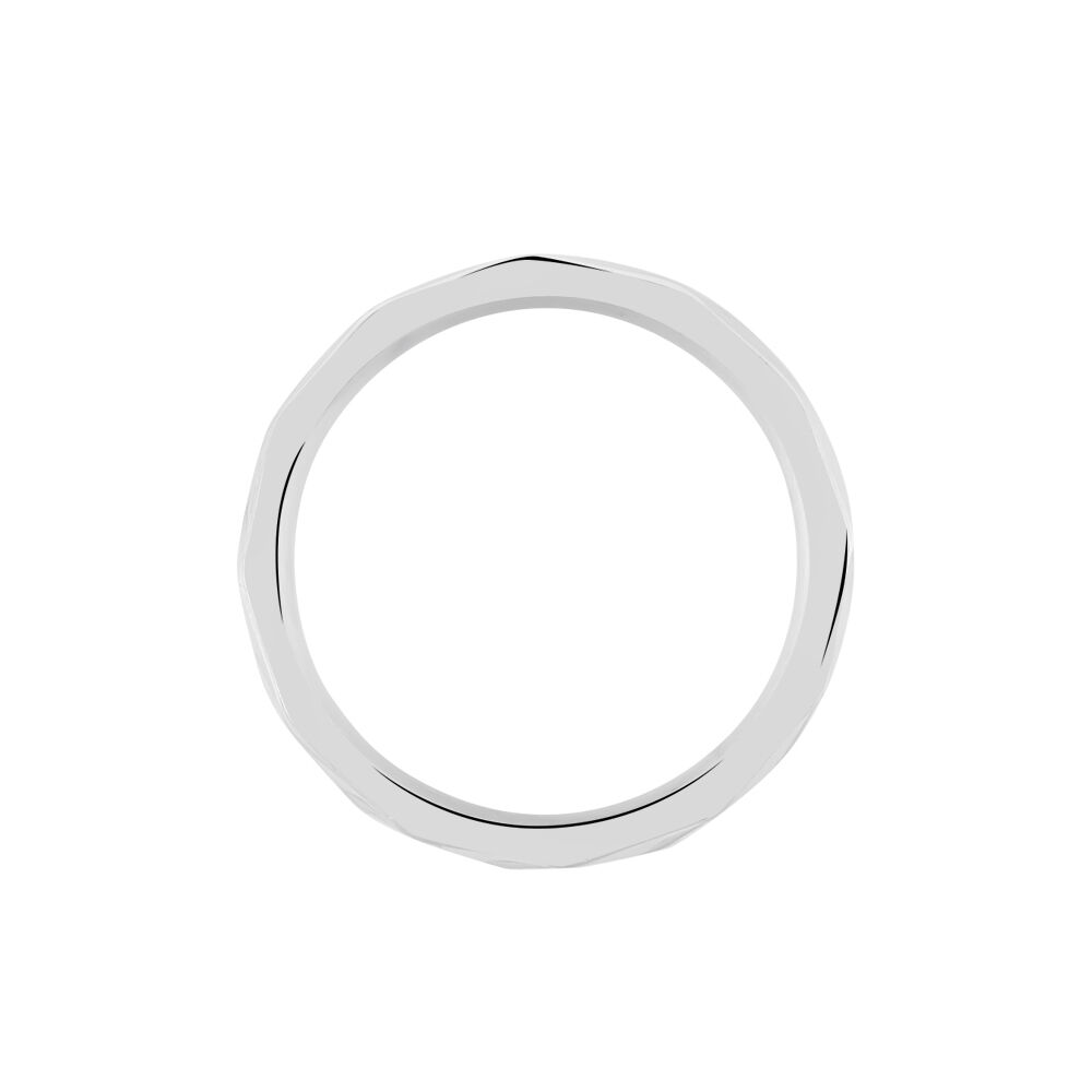 Bague Anae Argent Blanc - Bijoux fantaisie Femme | Marc Orian