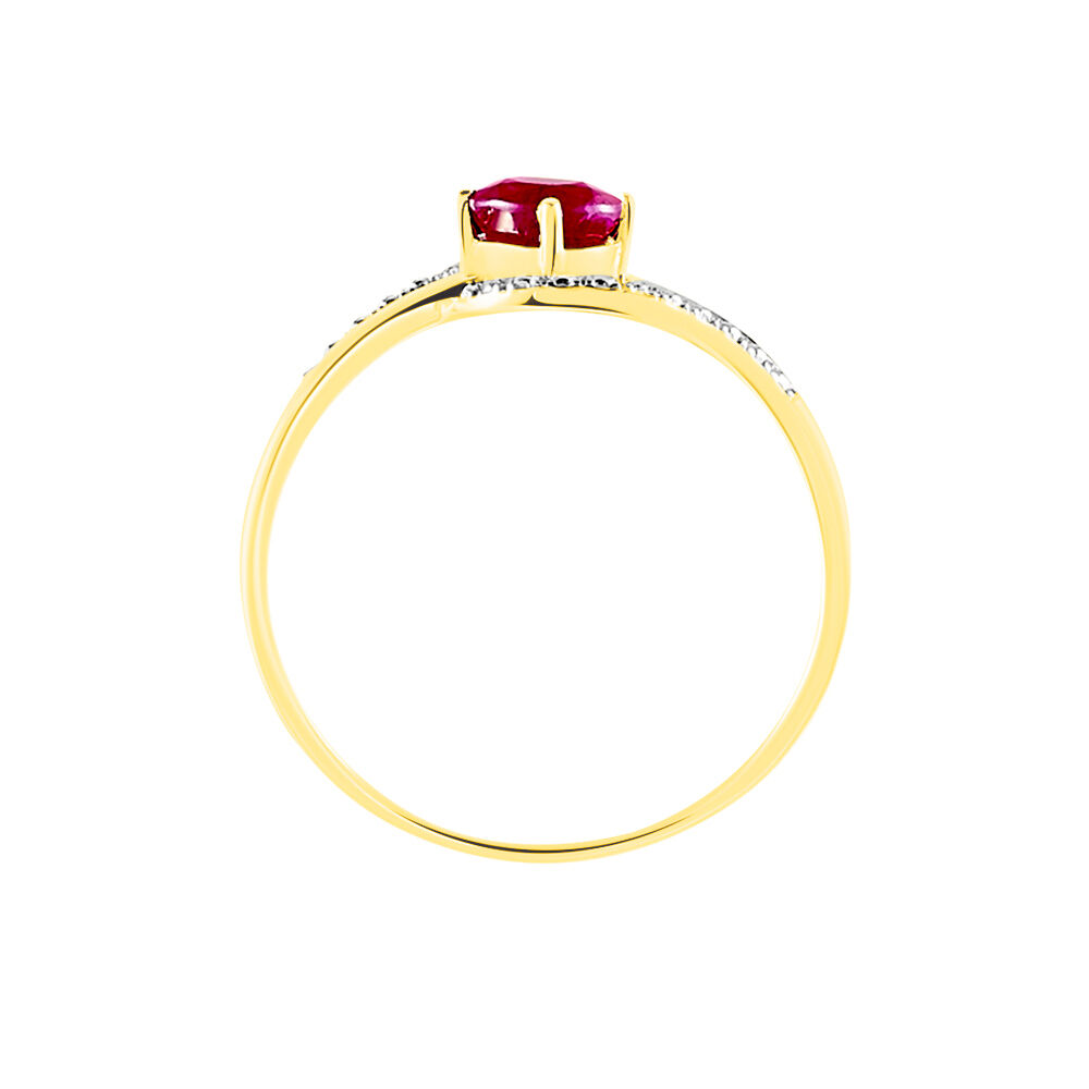 Bague Or Jaune Katalin Rubis - Bagues vintage Femme | Marc Orian