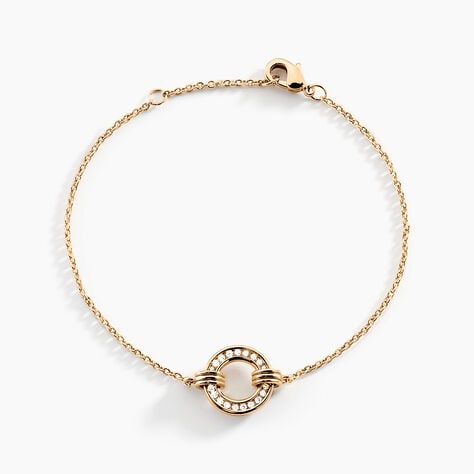 Bracelet Philine Plaqué Or Doré Oxyde De Zirconium - Bracelets chaînes Femme | Marc Orian