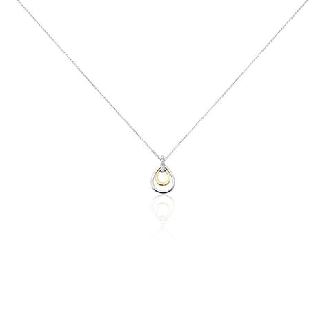 Collier Mariabella Or Bicolore Diamant Blanc - Colliers avec pierres Femme | Marc Orian