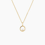 Pendentif Imelie Argent Dor&eacute; A L'Or 750/1000 Perle De Culture - Bijoux fantaisie Femme | Marc Orian