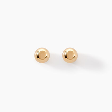 Boucles D'oreilles Puces Fidelia Or Jaune - Puces Famille | Marc Orian