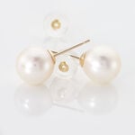 Boucles D'oreilles Puces Suki Or Jaune Perle De Culture - Boucles d'oreilles mariage Femme | Marc Orian