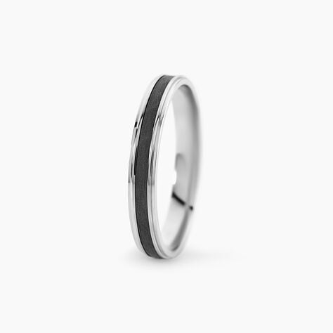 Alliance Collection Camille Ruban Plat Or Blanc - Alliances duo Femme | Marc Orian