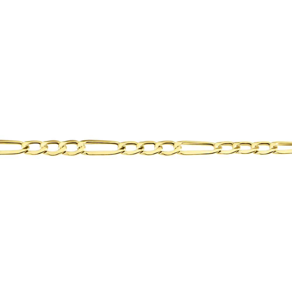 Bracelet Or Jaune Maille Alternée 1/3 - Bracelets mailles Femme | Marc Orian