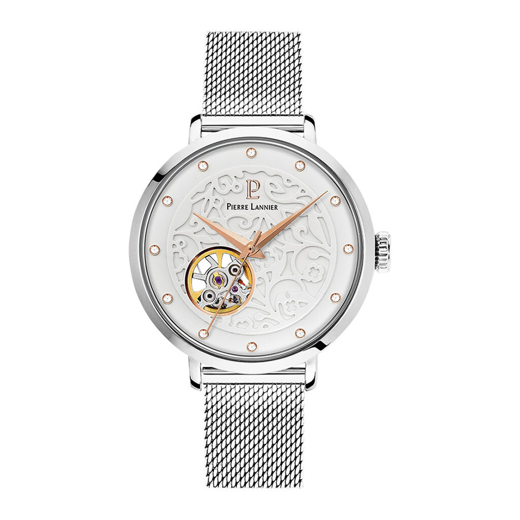 Montre Pierre Lannier Eolia Blanc - Montres automatiques Femme | Marc Orian