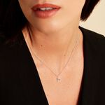 Collier Argent Sopher Oxyde De Zirconium - Colliers avec pierres Femme | Marc Orian