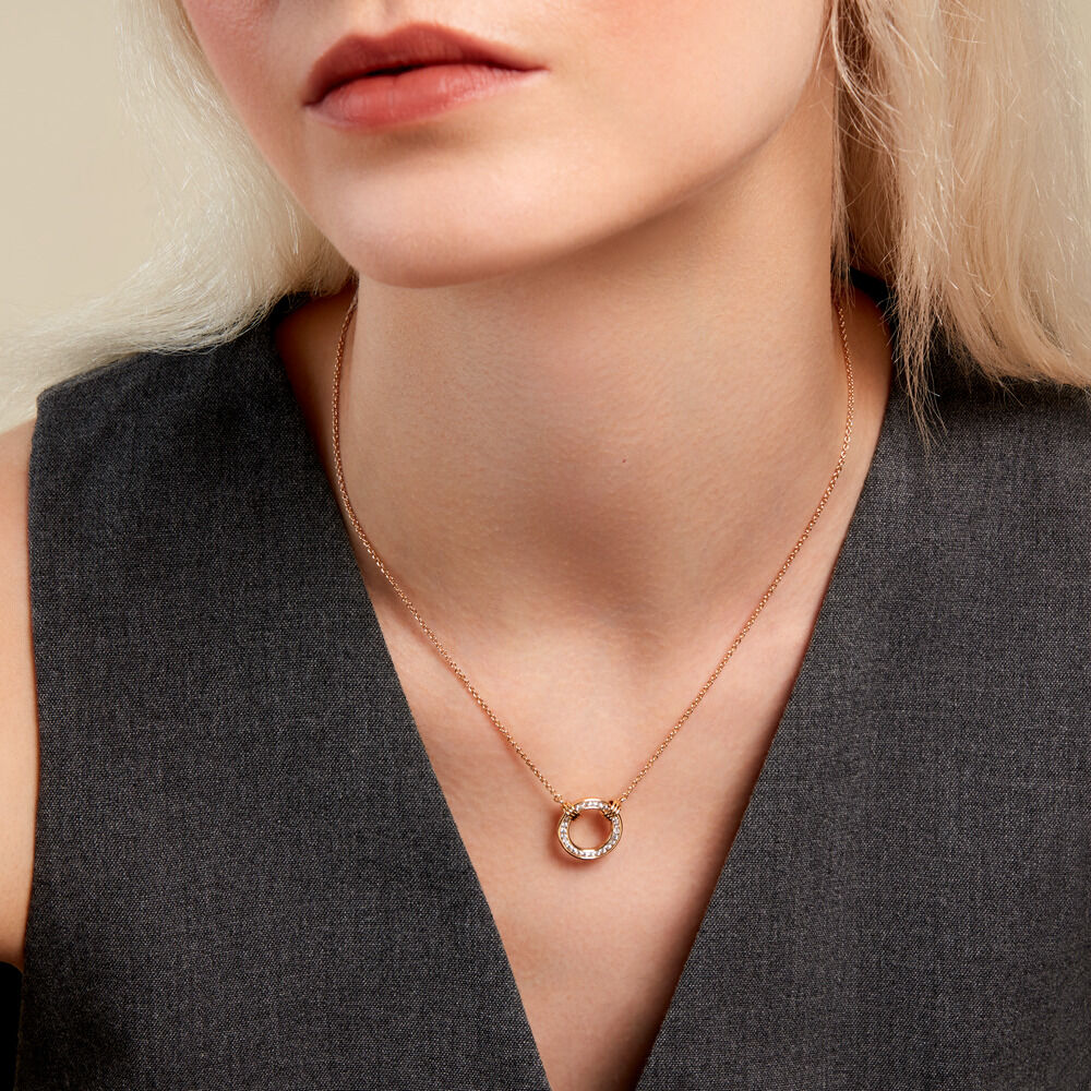 Collier Philine Plaqué Or Doré Oxyde De Zirconium - Colliers avec pierres Femme | Marc Orian