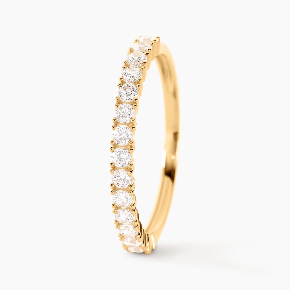 Alliance Julietta Or Jaune Oxyde De Zirconium - Alliances duo Femme | Marc Orian