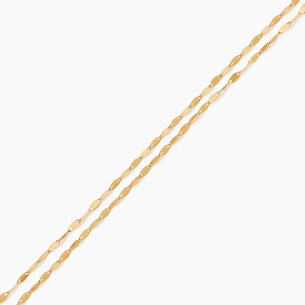 Bracelet Camelie Argent Dor&eacute; A L'Or 750/1000 - Bracelets cha&icirc;nes Femme | Marc Orian