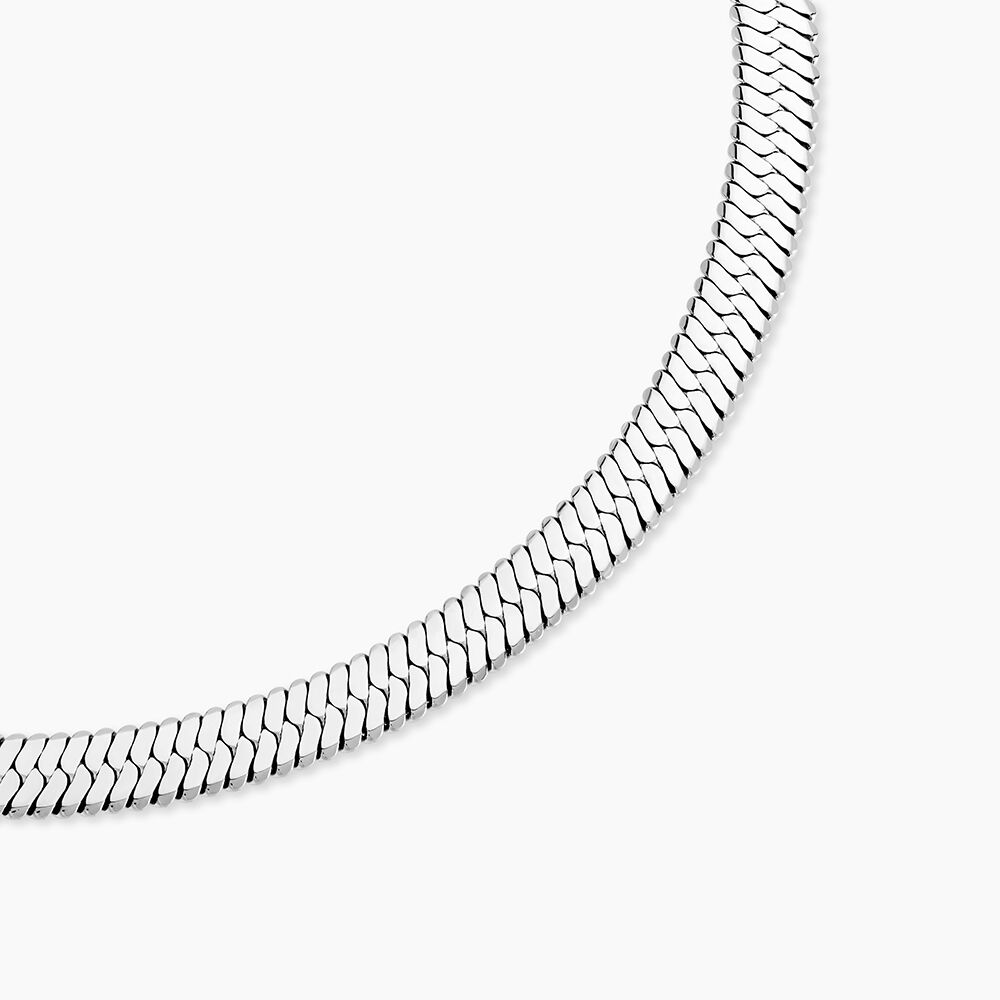 Collier Hera Melitta Acier Blanc - Chaines Femme | Marc Orian