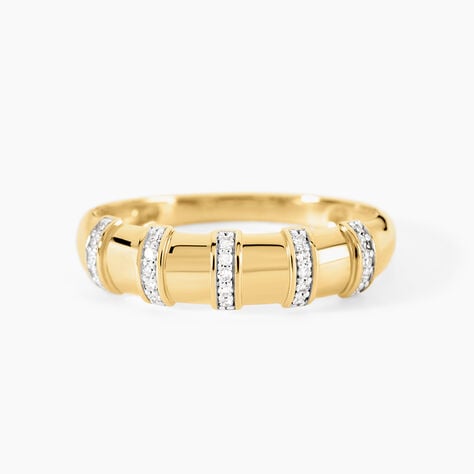 Bague Cyneburga Or Jaune Diamant - Bagues pierres précieuses Femme | Marc Orian
