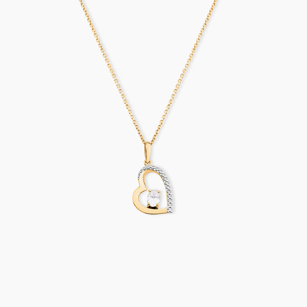 Pendentif Arduinna Or Jaune Oxyde De Zirconium - Pendentifs Femme | Marc Orian