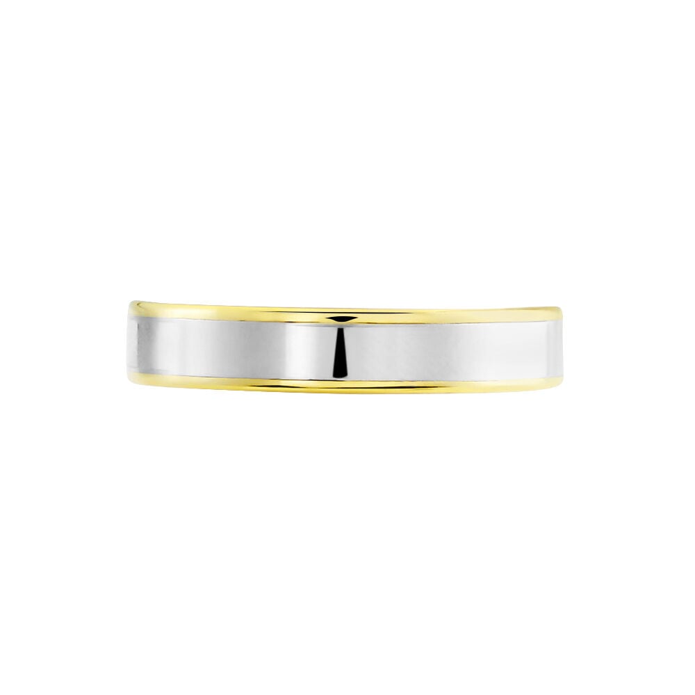 Alliance Hevan Ruban Or Bicolore - Alliances duo Unisex | Marc Orian