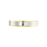 Alliance Hevan Ruban Or Bicolore - Alliances duo Unisex | Marc Orian