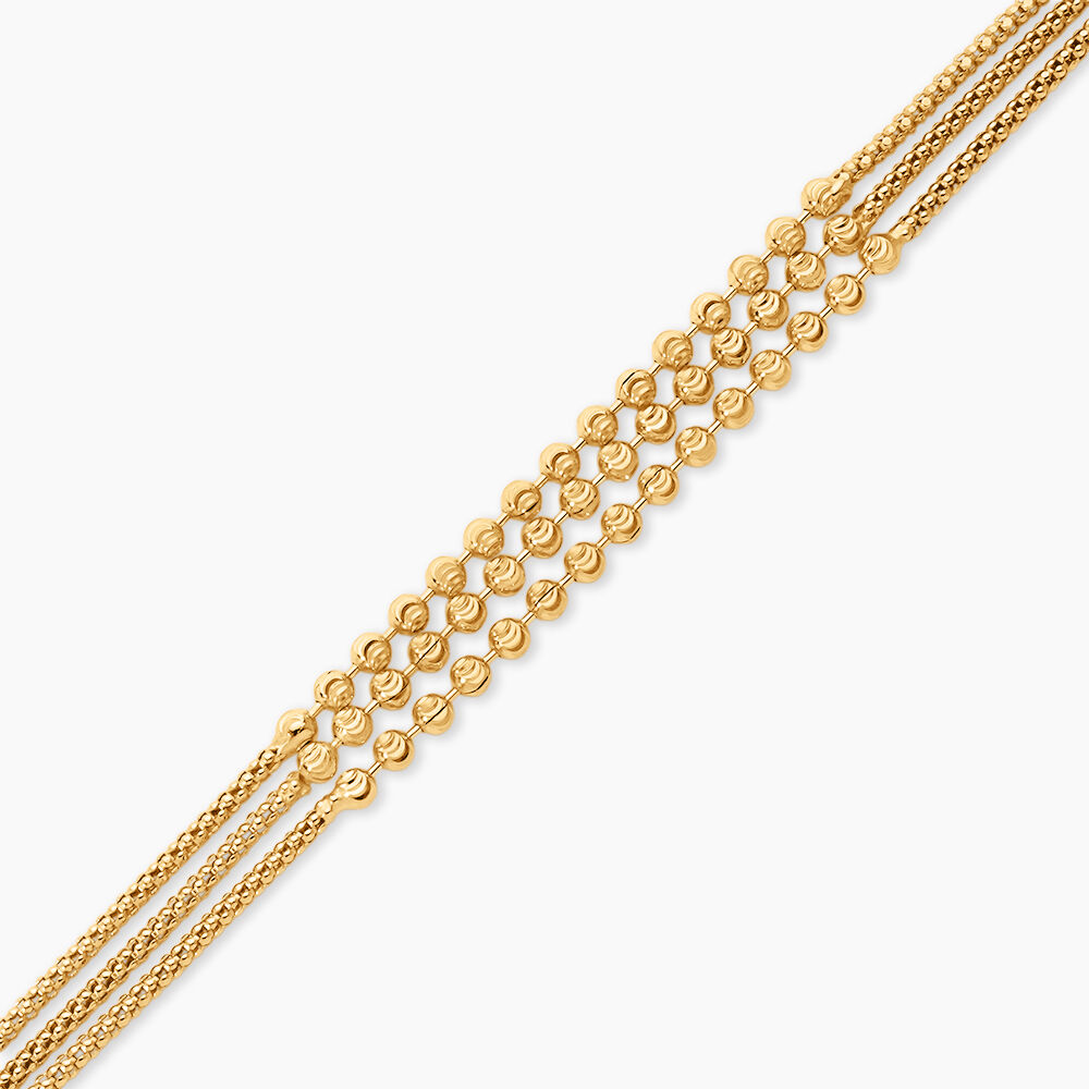 Bracelet Damaris Argent Dor&eacute; A L'Or 750/1000 - Bracelets Multirangs Femme | Marc Orian