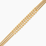 Bracelet Damaris Argent Dor&eacute; A L'Or 750/1000 - Bracelets Multirangs Femme | Marc Orian