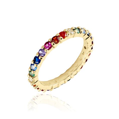 Bague Kaelea Plaqué Or Jaune Oxyde De Zirconium - Bagues avec pierre Femme | Marc Orian
