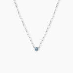 Collier Cesarie Argent Blanc Oxyde De Zirconium - Colliers avec pierres Femme | Marc Orian