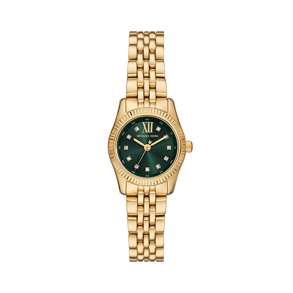 Montre Michael Kors Petite Lexington Vert - Montres &eacute;tanches Femme | Marc Orian
