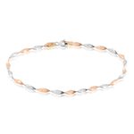 Bracelet Izar Torsadee Or Bicolore - Bracelets cha&icirc;nes Femme | Marc Orian