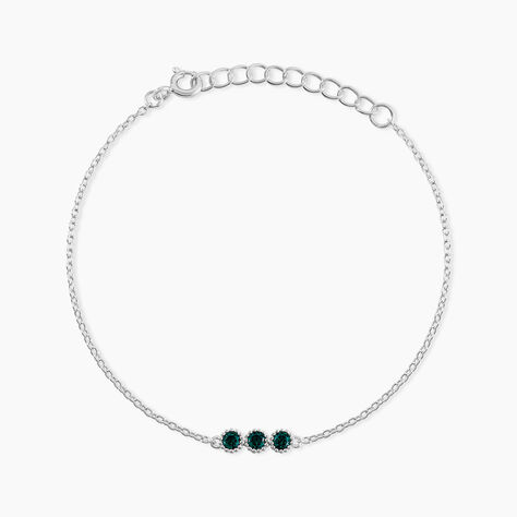 Bracelet Kasey Argent Blanc Oxyde De Zirconium - Bracelets fantaisie Femme | Marc Orian