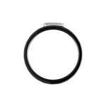 Bague Ceramik Design Argent Blanc Oxyde De Zirconium Et C&eacute;ramique - Bijoux fantaisie Femme | Marc Orian