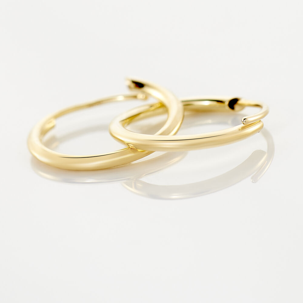 Créoles Dominae Or Jaune - Créoles Femme | Marc Orian