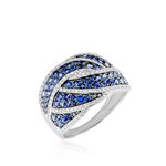 Bague Rebekka Or Blanc Saphir Et Diamant - Bagues vintage Femme | Marc Orian