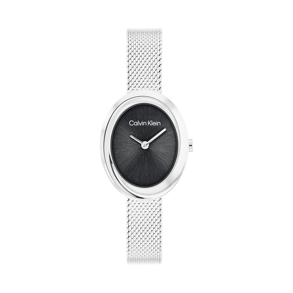 Montre Calvin Klein Twisted Bezel 24 Noir - Montres &eacute;tanches Femme | Marc Orian