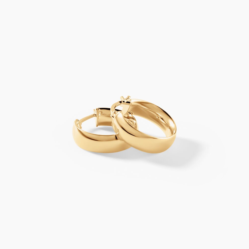 Cr&eacute;oles Terezia Argent Dor&eacute; A L'Or 750/1000 - Cr&eacute;oles Femme | Marc Orian