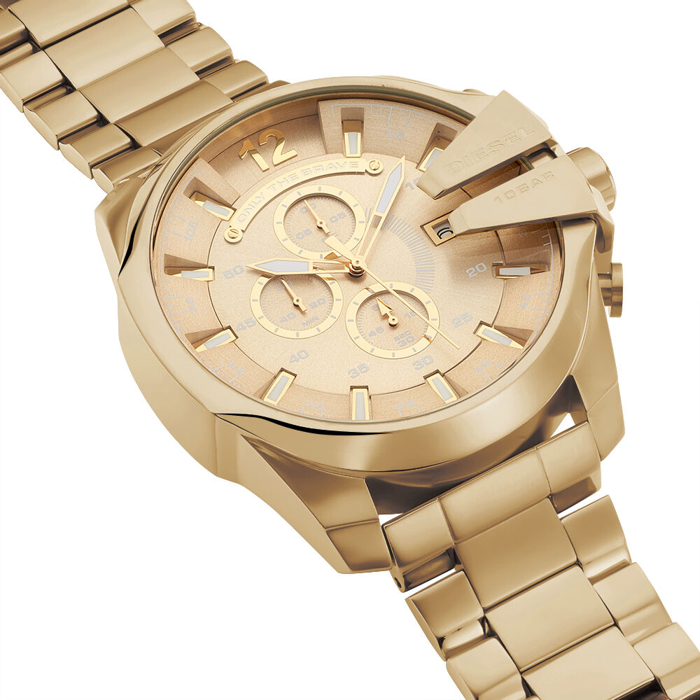 Montre Diesel Mega Chief Champagne - Montres &eacute;tanches Homme | Marc Orian