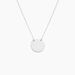 Collier Helenia Pastille Gravable Or Blanc - Colliers Enfant | Marc Orian