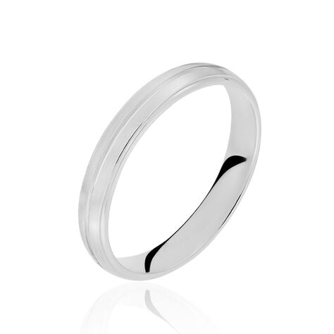 Alliance Circios Demi Jonc Classique Or Blanc - Alliances duo Unisex | Marc Orian