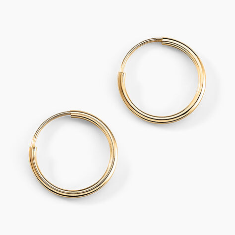 Cr&eacute;oles Dominae Or Jaune - Cr&eacute;oles Femme | Marc Orian