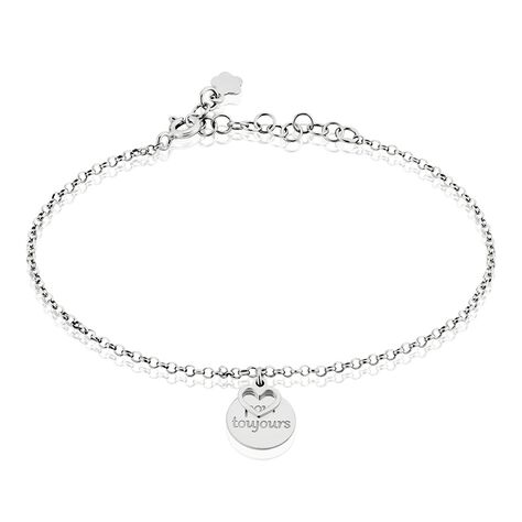 Bracelet Argent Blanc Ilie - Bracelets Medailles Femme | Marc Orian