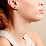 Boucles D'oreilles Puces Virgie Argent Blanc - Puces Femme | Marc Orian