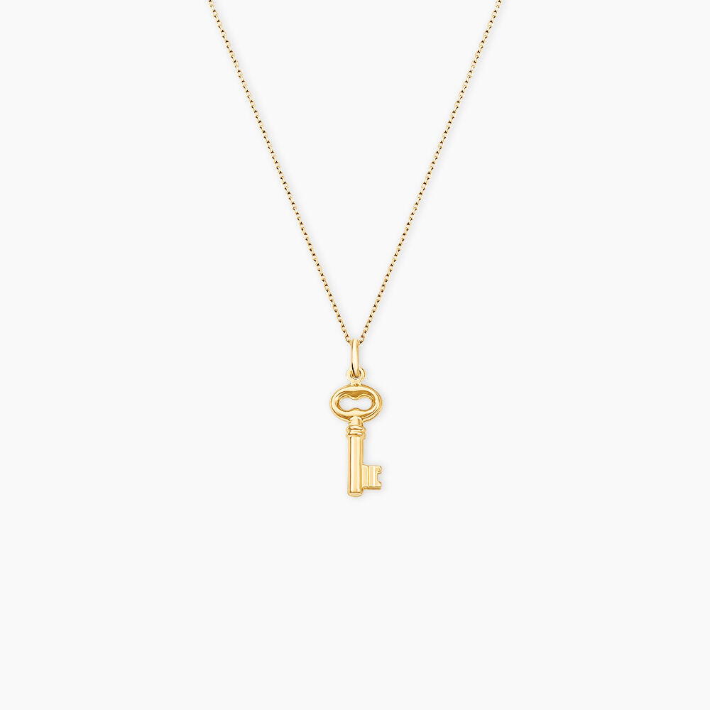 Pendentif Fatilia Clef Coeur Or Jaune - Pendentifs Famille | Marc Orian