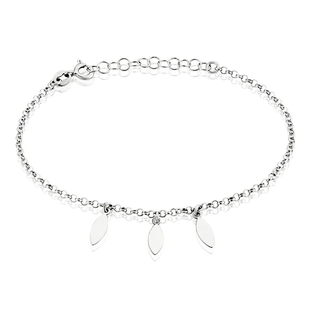 Bracelet Argent Blanc Osama - Bracelets chaînes Femme | Marc Orian