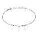 Bracelet Argent Blanc Osama - Bracelets chaînes Femme | Marc Orian