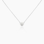 Collier Oskari Argent Blanc Oxyde De Zirconium - Colliers avec pierres Femme | Marc Orian