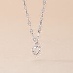 Collier Argent Blanc Hariane - Colliers fantaisie Femme | Marc Orian